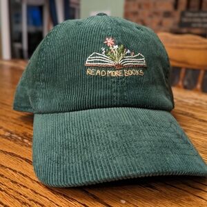 Green Hand Embroidered Adult Ball Cap